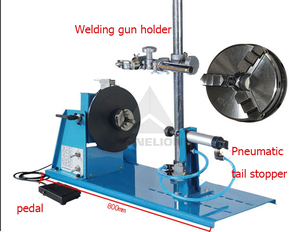 El posicionador más pequeño de la máquina giratoria de la soldadura automática ligera 10kg con la condición usada de la base del motor - Product Image 6