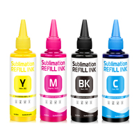 Tinta Sublimasi Transfer Panas Winnerjet 6 Warna 100ml untuk Semua Printer Desktop Epson, Isi Ulang Tinta Sublimasi