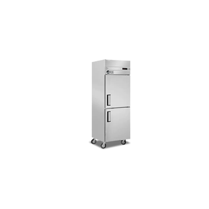 Compatible 2-Door Vertical Side-by-Side <b>Freezer</b> Stainless Steel Air-Cooled Kitchen Refrigerator D0.5L2F Kitchen <b>Freezer</b> 2 Doors - Product Image 2
