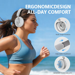 Casque audio sans fil supra-auriculaire léger et confortable avec voix HD et autonomie musicale de 146 heures - Product Image 3