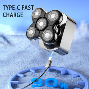 เครื่องโกนหนวดไฟฟ้าแบบไร้สาย 5 in 1 5D แบบถอดได้ ชาร์จผ่านพอร์ต Type-C พร้อมหน้าจอ LED แสดงผล ใช้ได้ทั้งแบบแห้งและแบบเปียก มาตรฐานกันน้ำ IPX6 สำหรับผู้ชาย - Product Image 3