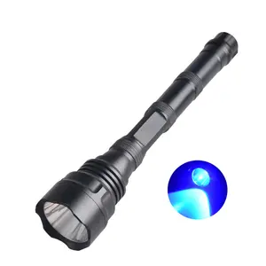 UV chùm cao cắm trại khẩn cấp XML-T6 XPE dẫn đèn pin không thấm nước cầm tay 4 * AA pin Torch ánh sáng đèn pin công nghiệp CE