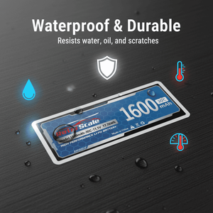 <b>Waterproof</b> and durable battery stickers, scratch-resistant and oil-resistant lithium polymer battery <b>labels</b> - Product Image 1