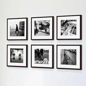 En gros personnalisé en alliage d'aluminium cadre <span class=keywords><strong>noir</strong></span> <span class=keywords><strong>et</strong></span> <span class=keywords><strong>blanc</strong></span> paysage portrait affiches carton mur art cadres photo décor - Product Image 1