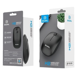 เมาส์ไร้สาย 2.4G แบบเงียบตามหลักสรีรศาสตร์ พร้อมพอร์ต USB สำหรับโน้ตบุ๊ก คอมพิวเตอร์ตั้งโต๊ะ ใช้ในสำนักงาน - Product Image 5