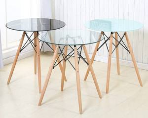 <span class=keywords><strong>Mesa</strong></span> de Comedor Nórdica Barata al por Mayor de Fábrica 2024, <span class=keywords><strong>Mesa</strong></span> de <span class=keywords><strong>Centro</strong></span> Redonda de Vidrio Templado <span class=keywords><strong>Transparente</strong></span> para el Hogar y Hoteles - Product Image 2
