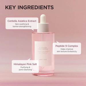 Ampoule rafraîchissante OEM Centella Poremizing sous marque privée, sérum apaisant hydratant et minimisant les pores <span class=keywords><strong>pour</strong></span> peaux grasses et mixtes - Product Image 4