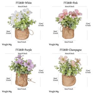 Vente <span class=keywords><strong>en</strong></span> gros 2025 nouvelles mini plantes artificielles avec pots extérieur fausses fleurs verdure décor à la maison jardin aménagement paysager salon - Product Image 2