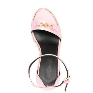Sandalias de Plataforma con Tiras de Paja Trenzada para Mujer, Tacones de Cuña Alta con una Sola Tira, Adornos Metálicos Retro, Correa en el Tobillo - Product Image 6