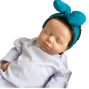 Mignonne poupée reborn bébé réaliste de 45 cm, jouet pour enfants, fille noire de haute qualité - Product Image 1