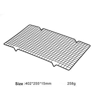 <span class=keywords><strong>Grille</strong></span> <span class=keywords><strong>de</strong></span> <span class=keywords><strong>refroidissement</strong></span> en fil métallique <span class=keywords><strong>de</strong></span> forme carrée pour la cuisson des biscuits, du pain et des gâteaux pour la torréfaction et les grillades - Product Image 3