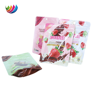 Sacs d'emballage alimentaire refermables à fermeture éclair en plastique imprimés sur mesure, scellés sur 3 côtés, pour anchois séchés - Product Image 4