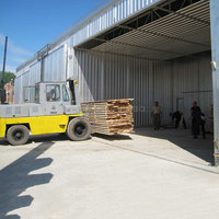 Grand four de séchage adapté à la déshumidification des palettes, sécheur à bois pour bois d'œuvre, 20CBM 30CBM
