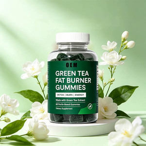 Bonbons gélifiés Bencaohong Beauty Support à l'extrait de thé vert, brûleur de graisse, santé intestinale, pour adultes, végétariens, non destiné aux femmes enceintes - Product Image 3