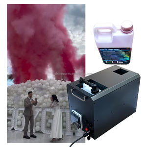 DMX512カラースモークマシン 3L大容量燃料タンク オイルフォグエフェクト ヘイズフォグマシン ジェンダーリビールデコレーション用 - Product Image 4