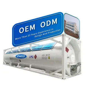 CNCD Customized Liquid Lpg Gas 40ft Iso Tank Container For Sale