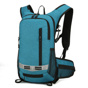 Sac à dos de cyclisme imperméable avec sac d'hydratation et support de casque équipement de randonnée en plein air avec fermeture à glissière pour vélo équitation voyage - Product Image 1