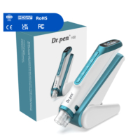 Dr Pen H6 Stylo de Microneedling Professionnel avec Écran LED pour Soin de la Peau, du Visage et du Corps