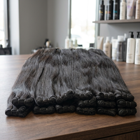 Cheveux indiens Remy lisses de couleur naturelle, 100% vierges, extensions de cheveux de qualité supérieure
