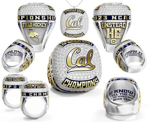 แหวนโลหะผสมชุบทองคำสีกุหลาบสำหรับแชมป์เบสบอลเยาวชนแบบกำหนดเอง - Product Image 4