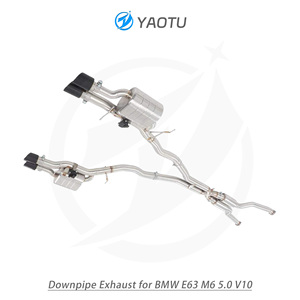YT Catback Escape 304 Acero inoxidable Tubo de escape de alto rendimiento Silenciador Sistema de escape para <span class=keywords><strong>BMW</strong></span> E63 <span class=keywords><strong>M6</strong></span> 5,0 <span class=keywords><strong>V10</strong></span> - Product Image 5