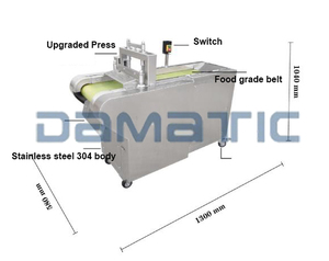 500 Để 1000 kg/giờ 1-30 Mm Cắt Kích Thước Nghệ Nut Đậu bắp Khô Dừa Cắt Máy Cắt - Product Image 3