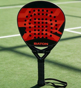 Raquette de padel durable personnalisée en usine, entièrement en carbone, populaire en Europe - Product Image 6