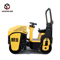 Rouleau vibratoire à double tambour pour asphalte de 1000 kg avec moteur, pompe et moteur électrique - MOUNTAIN RAISE MR10