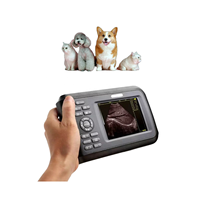 Mesin Ultrasound hewan biaya rendah untuk klinik hewan peliharaan anjing kucing pemindai Ultrasound tes kehamilan dokter hewan portabel