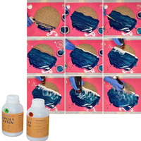 Kit de démarrage DIY en résine époxy 1:1 transparente jaune résistante pour débutants, idéal pour l'art, l'artisanat, la construction et la fabrication de moules