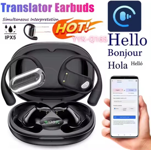 Écouteurs Traducteurs IA à Crochet d'Oreille BT5.4, Mode Intelligent 4-en-1, Écran Tactile, Traduction en Temps Réel - Product Image 6