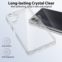 Coque de téléphone cristalline Coque de téléphone rigide en TPU + PC pour coque Samsung Galaxy A06 4G