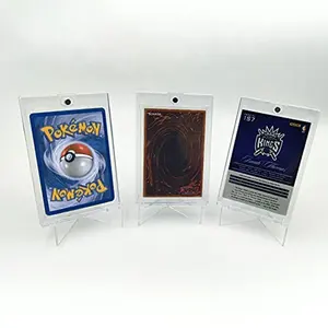 35pt Sports Trading Magnetic Card Holder 1 Touch Magnetic Holder For Pokemon Holographic Football Pvc Card Holder