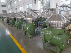 Pemisah krim susu otomatis, cakram sentrifugal mesin pengolahan makanan fitur Motor nyaman digerakkan Motor otomatis - Product Image 6