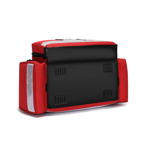 Portatile rosso di emergenza Trauma medico borsa con strisce riflettenti grande capacità Kit di pronto soccorso Organizer per <span class=keywords><strong>EMT</strong></span> e uso di salvataggio - Product Image 6