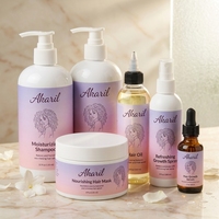 Kit de soins capillaires professionnels Akaril OEM pour cheveux bouclés, masque réparateur hydratant, huile nourrissante, spray rafraîchissant pour la croissance, ensemble pour cheveux bouclés
