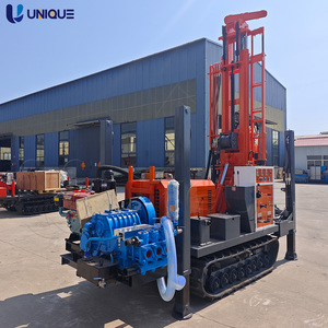 <b>Small</b> Water Well <b>Drilling</b> Machine UNIQUE Automatic Crawler Type Water Well <b>Drilling</b> Rig 260m 300m Depth Diesel Engine - Product Image 4