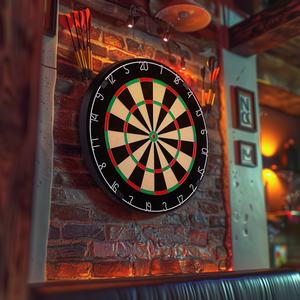 Tableau de fléchettes tendance et élégant Skipjack en sisal pour articles promotionnels - Product Image 1