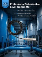 Capteur de niveau d'eau submersible AICE TECH IP68, sortie 4-20 mA, transmetteur de niveau de pression hydrostatique pour puits profond et réservoir