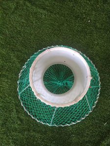 100mm Khung thép dày lồng tròn bẫy bẫy Nylon PE nuôi trồng thủy sản bẫy Vua tôm hùm creel <span class=keywords><strong>whelk</strong></span> cua nồi Net - Product Image 3