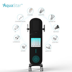 Appareil de beauté facial Aqua Star 10 en 1, équipement facial professionnel, peeling au diamant, nettoyage du visage, appareil de soin du visage hydro - Product Image 3