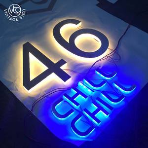 Outdoor Waterproofing Letters <strong>Signpost</strong> Backlit Alphabet Lettering Signs Box Acrylic Sign Outdoor With High Quality - Product Image 2