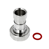 Connecteur RF de haute qualité, type 7/16 Din, mâle, droit, à sertir pour câble coaxial 1/2, connecteur RF 7/16 Din