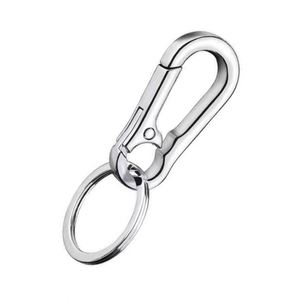 Zinc Alloy Metal <b>Keychains</b> Keyring Silver Color Key Chain Ring Clip Holder Organizer for Home Car Keys Key Finder Women Men - Product Image 2