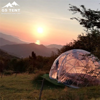 Tente extérieure de camping en PVC, 2x6m, dôme, maison de Glamping, géomantique, couverture de toit pour hôtel