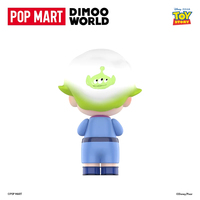 Figur Koleksi Asli POP MART MEGA JUST DIMOO 400% Pixar Alien Dengan Hadiah Toy Story