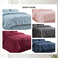Juego de Ropa de Cama con Edredón de Microfibra Doble Cepillada Serie 1800, Ideal para Invierno, en Oferta