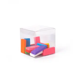 Scatola di imballaggio in plastica quadrata trasparente di alta qualità e conveniente scatola pieghevole trasparente