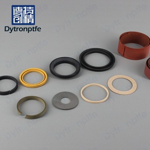 Segments de piston en téflon défluoré PTFE, personnalisation non standard, pour pompe à air, résistants à l'usure, autolubrifiants - Product Image 1