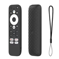 Housse de protection en silicone Ihomemix pour télécommande ONN Android TV 2K FHD Streaming et MECOOL KD3 Android TV Stick